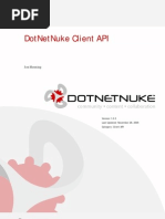 Download DotNetNuke Client API by blablab SN2180124 doc pdf