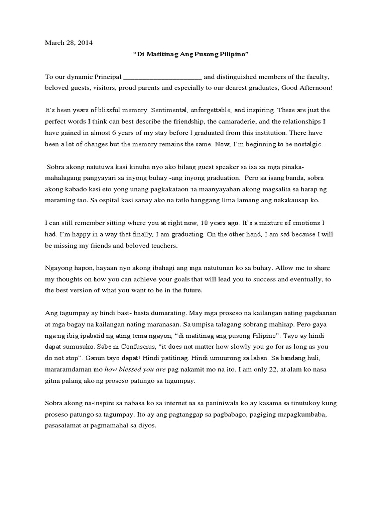 What to say in graduation speech image