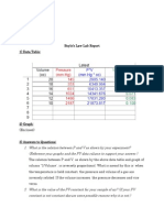 Boyle's Lab Report