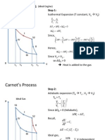 Carnot's Process: Isothermal Expansion (T Constant, V À V)