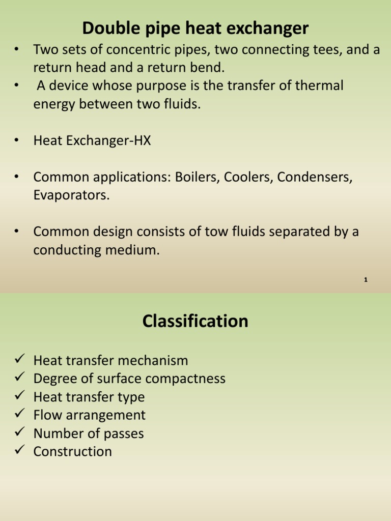 Types of Double Pipe Heat Exchangers | PDF | Heat Exchanger | Heat Transfer