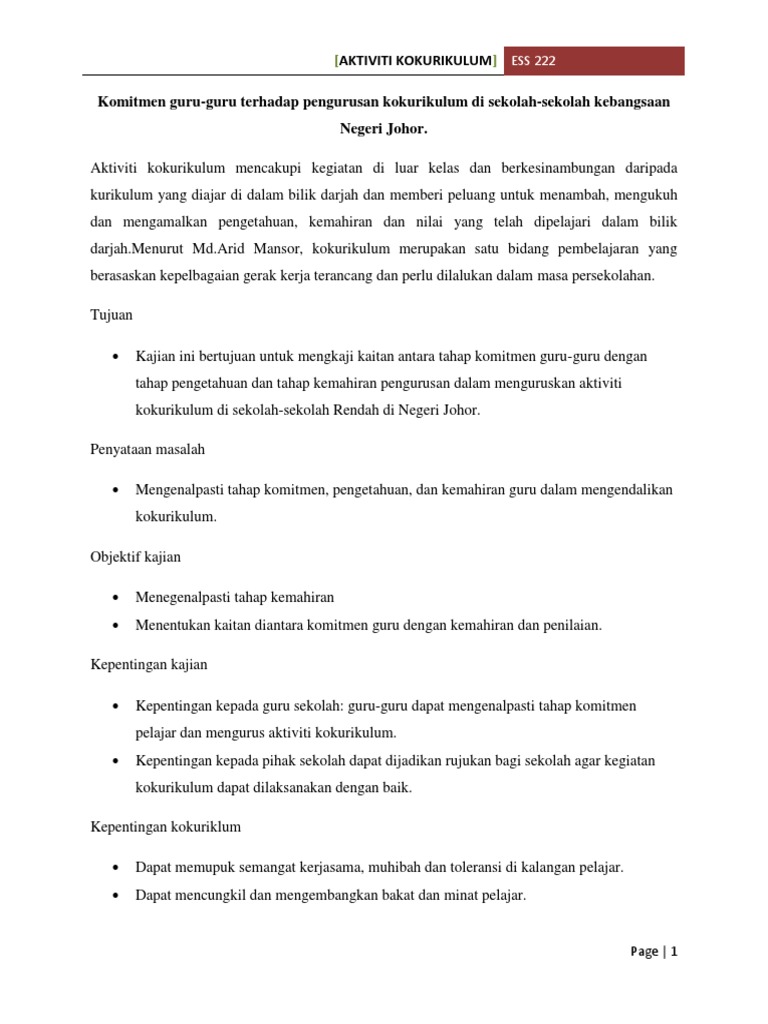 Komitmen Guru Pdf