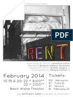 Events Spring 2014 Rent