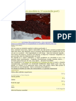Prajitura Cu Ciocolata in 10 Minute