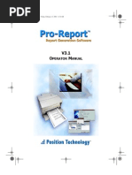 Pro Report Manual