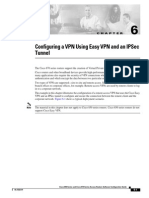 Configuring A VPN Using Easy VPN and An Ipsec Tunnel: Figure 6-1