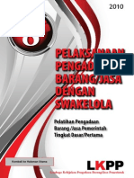 Modul 8 - Pelaksanaan Pengadaan Barang Jasa Dengan Swakelola