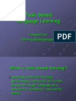 Task-Based Language Learning: Compiled by Porntip Bodeepongse