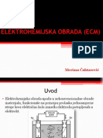 Elektrohemijska Obrada (Ecm)