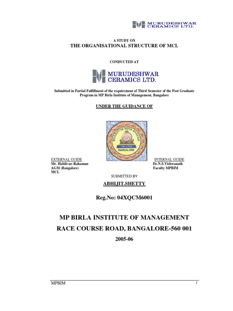 Murudeshwar Ceramics Ltd.0461 PDF Business Nature