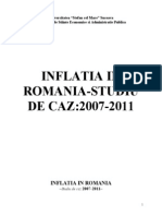 Inflatia in Romania