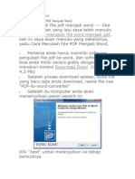 Panduan PDF To Word