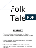 The Word 'Folklore' Was First Used by The English