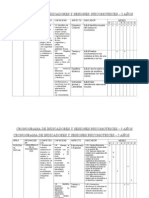 Area Psicomotricidad Anual 5 Años