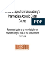 Chord Shapes Intermediate Acoustic Guitar DVD