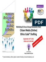 Citizen Media Ethics Code