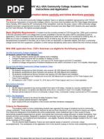 Download 2010 USA TODAY All-USA Community College Academic Team Application by CODStudentLife SN21807748 doc pdf