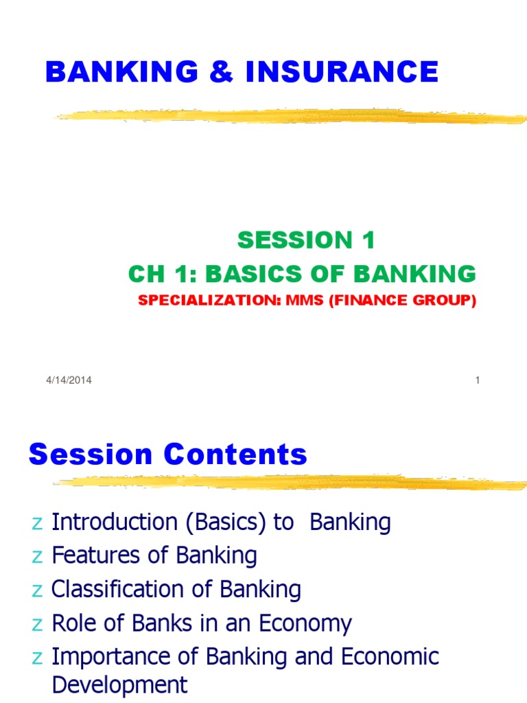Basics Of Banking Pdf – Workbook 2: Banking Basics – FMSMB