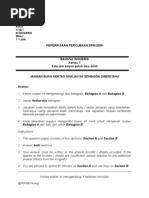 Download Pahang 2009 SPM Trial - English by nursuhailah SN21808034 doc pdf
