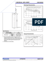 Lithium Ion Batteries: Individual Data Sheet CGR18650C: Discharge Characteristics