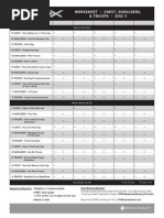 Worksheet Chest, Shoulders, & Triceps Disc 9: Date / Week