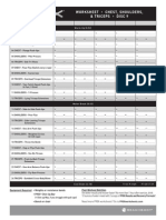 Worksheet Chest, Shoulders, & Triceps Disc 9: Date / Week