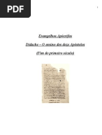 Evangellhos Apócrifos - Didache – O ensino dos doze Apóstolos (1)