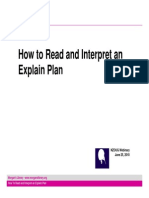 Interpretating Explain Plan