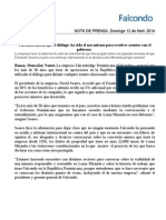 Nota de Prensa Falcondo Aclaratoria 13042014