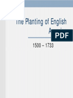 2 - The Planting of English America, 1500 - 1733