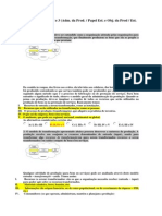 Exercícios Caps. 1,2 e 3 (Adm. da Prod