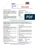 Ficha Tecnica UNIESMALTE EPOXICO 600 - PeruPaint PDF
