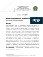 AVALIAÇÃO DO DESEMPENHO DE UM MODELO DE AQUECEDOR DE ÁGUA SUSTENTADO A LENHA.