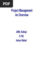 Project Management-Overview L1