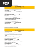 Isi Tempat Kosong Dengan Kata Sendi Yang Betul