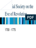 5 - Colonial Society On The Eve of Revolution, 1700 - 1775
