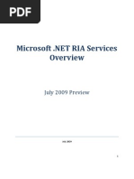 Microsoft .NET RIA Services Overview