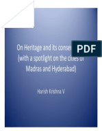 Conserving Heritage of Madras and Hyderabad Cities