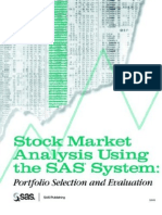 Stock Market Analysis Using The SAS