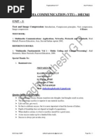 Download Multimedia Communication vtu unit 3 by raghudathesh SN218168133 doc pdf