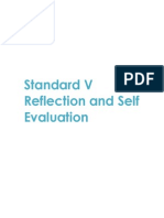 Reflection and Self Evaluation