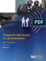 NIJ - Through-The-Wall Sensors For Law Enforcement - Best Practices - Version 1.0 March 2014