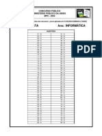 Gabarito MPU Analista-Area Informatica