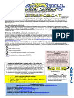 Bobcat Bulletin 4-14-14 Spanish