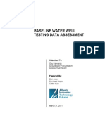 ESRD - Baseline Water Well Testing Report