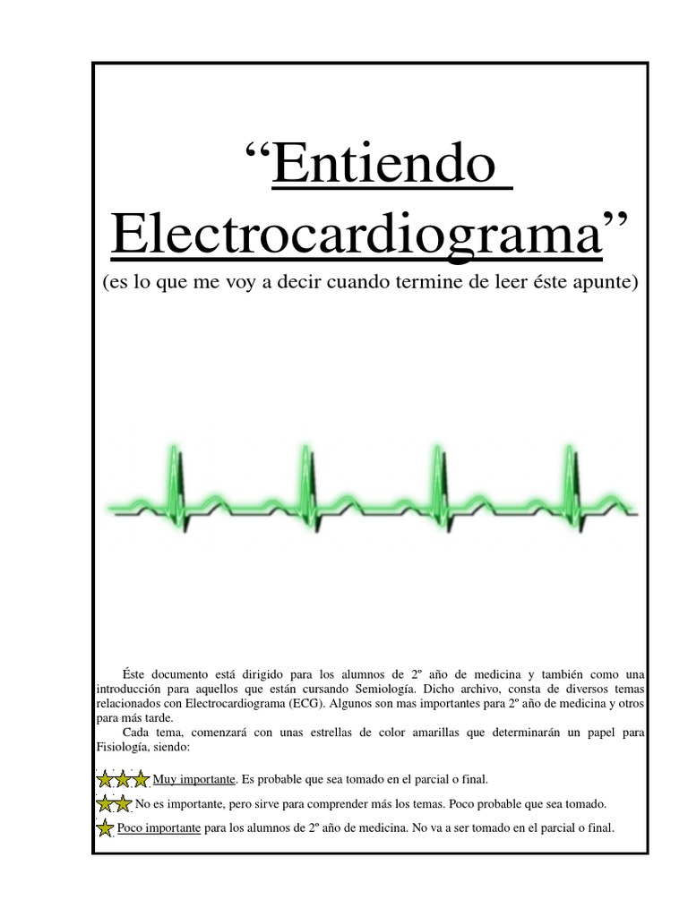 Resultado de imagen para entiendo electrocardiograma