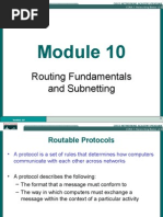 Routing Fundamentals and Subnetting