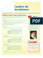 CUADRO DE DECISIONES EJERCICIOS DE RAZONAMIENTO MATEMATICO DE CUARTO AÑO DE SECUNDARIA CON TEORIA Y EJEMPLOS DESCARGA GRATIS PDF ~ PDF GRATIS