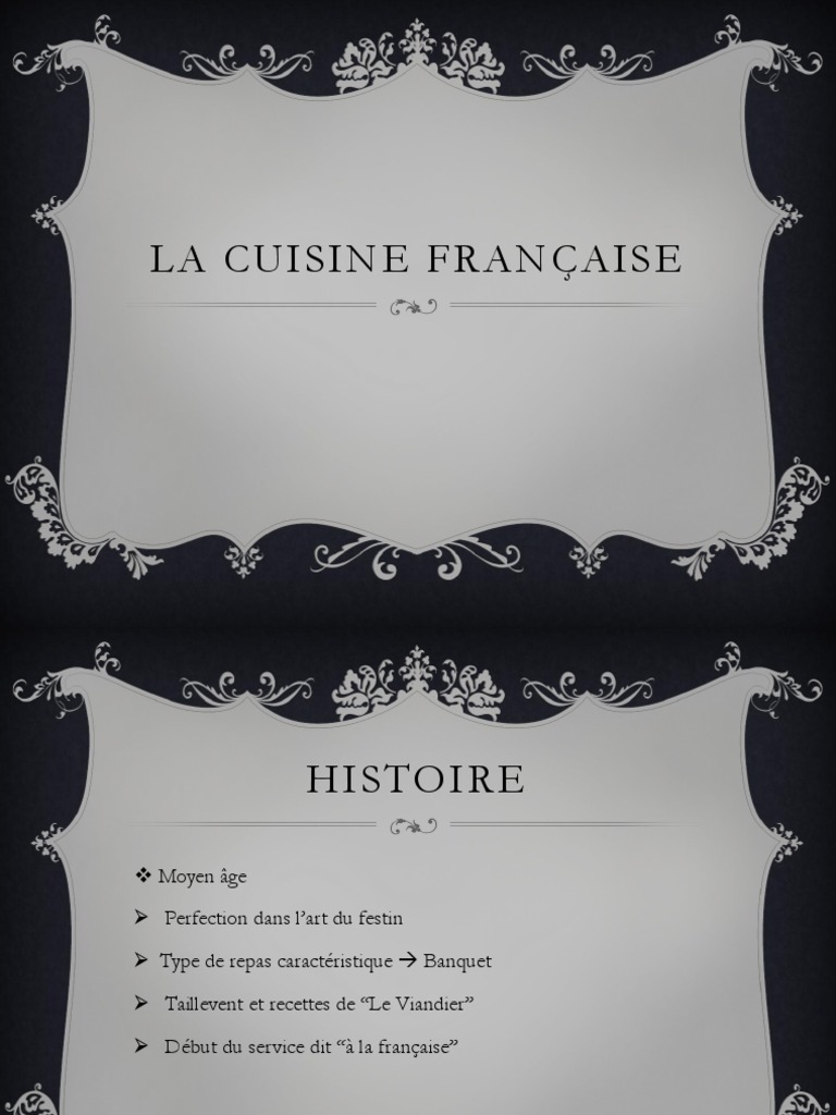 La Cuisine Française | PDF