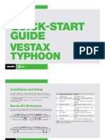 Vestax Typhoon Quickstart Guide for Serato DJ